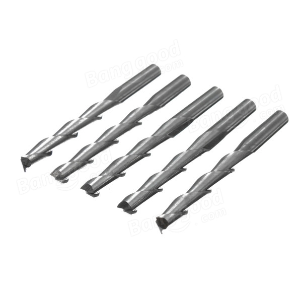 XYZ Brand 3.175mm Carbide CNC 2 Flute Spiral Router Bit 22mm End Mill Milling Cutter - Image 5